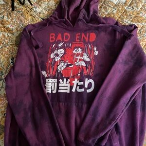 Spencer's Purple Graphic Hoodie